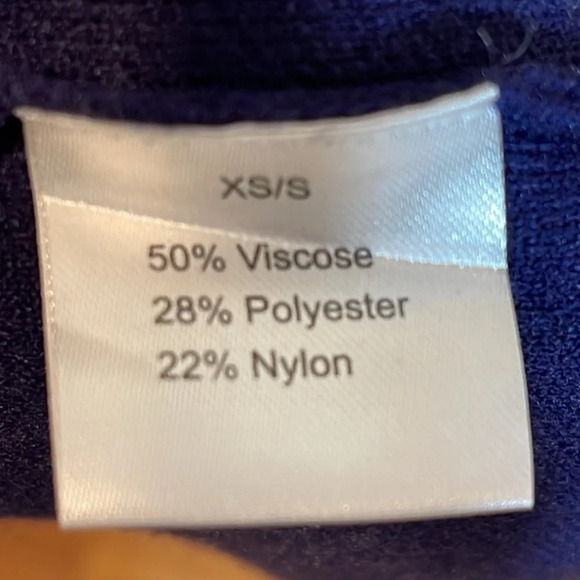 2bella open front cardigan marine blue xs/s - Picture 5 of 5